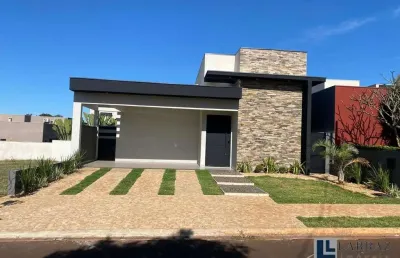 Linda casa nova alto padrão para venda no cond. portal da mata, zona sul, 3 suites, gourmet e piscina em 300 m2 de área total, lazer completo