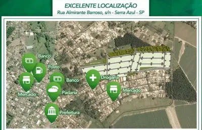 Lote para venda em serra azul no jardim botanico, com 200 m2 medindo 10 x 20 m, pronto para construir, loteamento ja consolidado na cidade