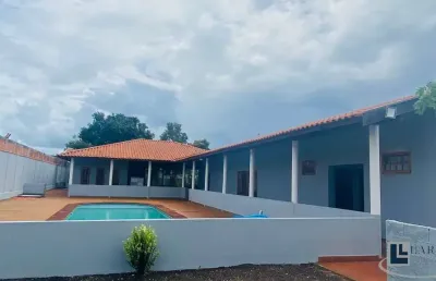 Chacara para venda no condominio garden villa, ao lado do quinta da boa vista no anel viário sul, casa, salao, varanda gourmet e piscina em