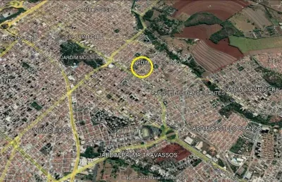 Excelente terreno para incorporação a venda no jardim paulistano em ribeirão preto-sp, com 2.350 m2 total, 40 m fachada, acesso para 2 ruas