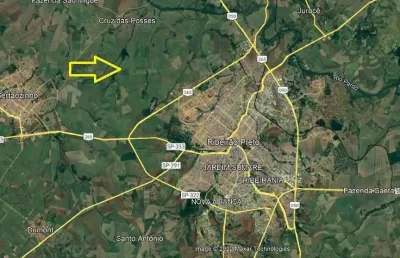 Excelente area para incorporação com 80 alqueires na zona norte em ribeirão preto-sp,  próxima a loteamentos já consolidados