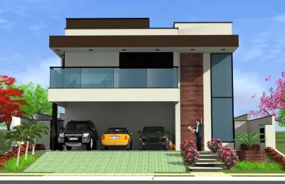 Maravilhoso sobrado novo altíssimo padrao para venda no alphaville 2, com 4 suites, varanda gourmet e piscina em 350 m2 construidos, projeto diferenci
