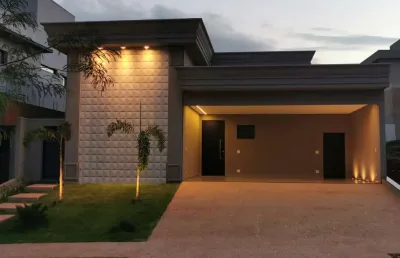Maravilhosa casa terrea para venda na vila do golfe, cond quinta dos ventos, 3 suites, escritório, varanda gourmet, piscina, 353 m2 total, lazer compl