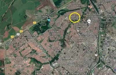 Area / terreno para venda no parque dos pinus, ideal para prédios baixos, area 1364 m2 com 15,5 m de frente