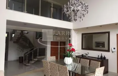 Maravilhoso sobrado para venda na city ribeirão, 3 suites, varanda gourmet, piscina, ampla sala pe direito duplo em 510 m2 de area total