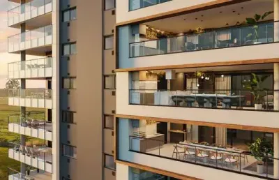Super lançamento alto padrão no jd. olhos dagua, o melhor da zona sul, apartamentos 4 suítes, várias plantas, com 298 m2, varanda gourmet e lazer comp