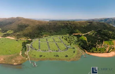 Lançamento. lotes em condomínio fechado na represa de furnas guapé-mg. cond. farol da aldeia. alto padrão, lazer, area 756 m2