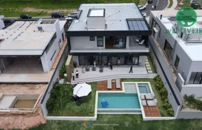 Sobrado com 4 suítes à venda, 480 m² por r$ 5.280.000 - parque villa dos pinheiros - indaiatuba/sp