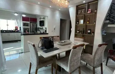 Sobrado com 3 dormitórios para alugar, 230 m² por r$ 6.285,00/mês - jardim bela vista - indaiatuba/sp