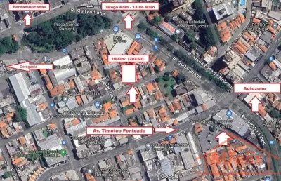 Terreno para 64 apartamentos na vila galvão (20x50=1000m²)