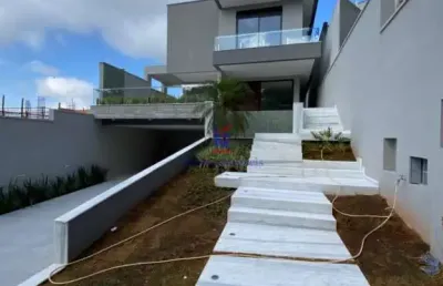 Casa sobrado 4 suítes em residencial real park  -  arujá