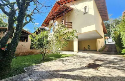 Casa em condomínio para venda em teresópolis, parque do imbui, 6 dormitórios, 3 suítes, 5 banheiros, 4 vagas