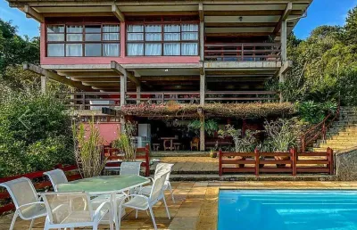 Casa para venda em teresópolis, parque do imbui, 4 dormitórios, 2 suítes, 5 banheiros, 5 vagas