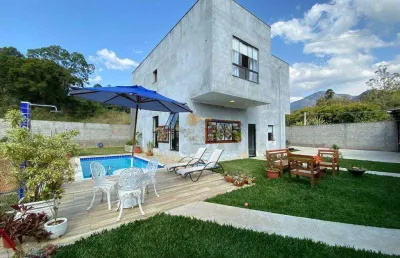 Casa para venda em teresópolis, vieira, 3 dormitórios, 2 suítes, 4 banheiros, 7 vagas