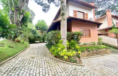 Casa em condomínio para venda em teresópolis, quebra frascos, 4 dormitórios, 1 suíte, 4 banheiros, 1 vaga