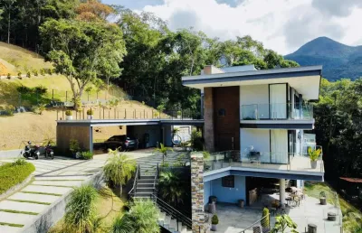 Casa em condomínio para venda em teresópolis, quebra frascos, 6 dormitórios, 6 suítes, 8 banheiros, 3 vagas