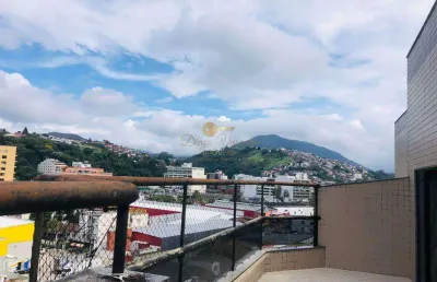 Cobertura para venda em teresópolis, várzea, 3 dormitórios, 1 suíte, 2 banheiros, 1 vaga