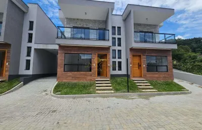 Casa em condomínio para venda em teresópolis, golfe, 3 dormitórios, 2 suítes, 3 banheiros, 1 vaga