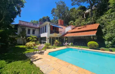 Casa em condomínio para venda em teresópolis, parque do imbui, 3 dormitórios, 1 suíte, 8 vagas