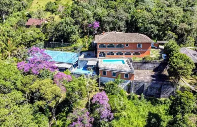 Casa para venda em petrópolis, fazenda inglesa, 4 dormitórios, 3 suítes, 4 banheiros, 5 vagas