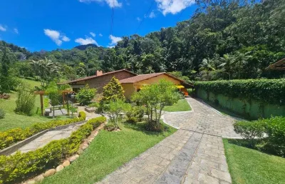 Casa em condomínio para venda em teresópolis, carlos guinle, 4 dormitórios, 2 suítes, 6 banheiros, 7 vagas