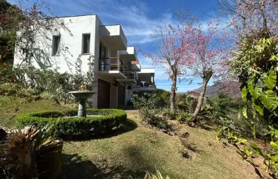 Casa em condomínio para venda em petrópolis, araras, 5 dormitórios, 3 suítes, 5 banheiros, 3 vagas