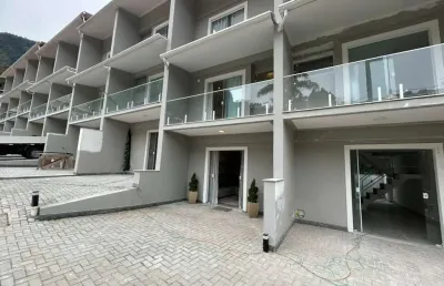 Casa em condomínio para venda em petrópolis, quarteirão brasileiro, 3 dormitórios, 1 suíte, 3 banheiros, 1 vaga