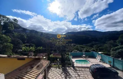 Casa para venda em teresópolis, jardim salaco, 5 dormitórios, 1 suíte, 3 banheiros, 2 vagas