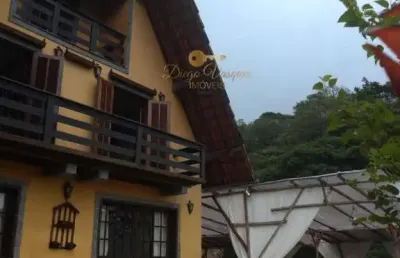 Casa para venda em teresópolis, granja guarani, 4 dormitórios, 1 suíte, 4 banheiros, 4 vagas