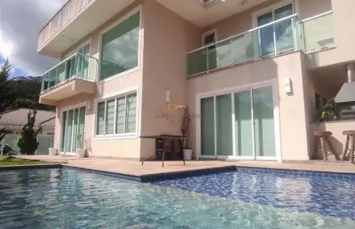 Casa em condomínio para venda em teresópolis, prata, 5 dormitórios, 5 suítes, 6 banheiros, 6 vagas