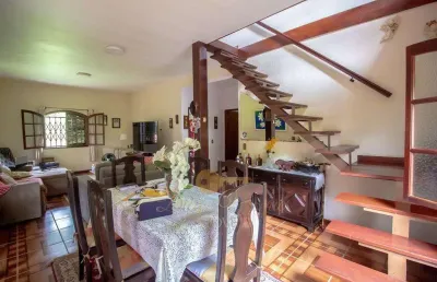 Casa para venda em teresópolis, carlos guinle, 2 dormitórios, 1 suíte, 2 banheiros, 3 vagas