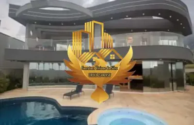 Casa de alto padrão no condomínio residencial ecopark bourbon em caçapava-sp: 4 quartos, 2 salas, 5 banheiros, 5 vagas!