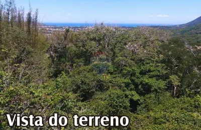 Terreno em são josé búzios à venda com linda vista ao mar por apenas r$ 180.000 no final de rua sem saída com 1447m²