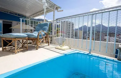 Cobertura à venda na tijuca, 3 quartos (1 suíte), piscina, 106m2, 1 vaga