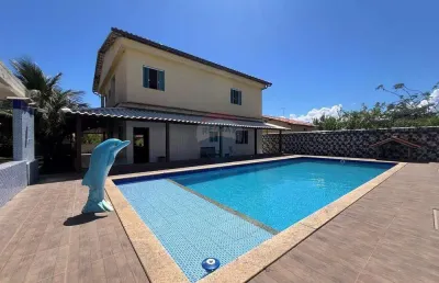 À venda casa com 6 quartos e piscina semi olímpica em cabo frio-rj: lazer, conforto e retorno garantido!