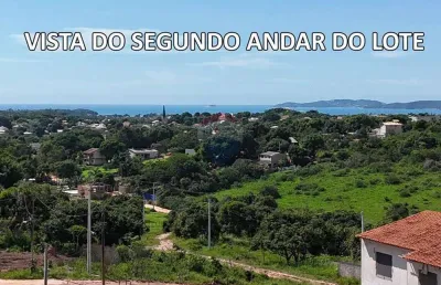 Terreno em bosque de búzios rasa à venda com rgi com linda vista ao mar por r$ 140.000