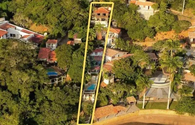 À venda: casa com vista para o mar e pé na areia em manguinhos – búzios/rj