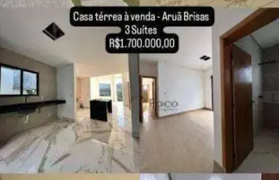 Casa com 3 dormitórios à venda, 150 m² por r$ 1.700.000 - condomínio aruã - mogi das cruzes/sp