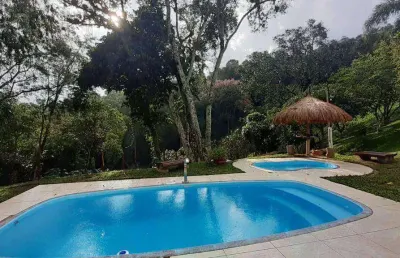 Chácara com 3 dormitórios à venda, 2000 m² por r$ 640.000,00 - recento no céu - santa isabel/sp