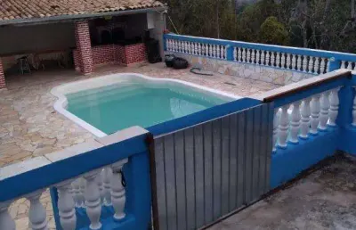 Chácara com 4 dormitórios à venda, 1288 m² por r$ 900.000,00 - água azul - guarulhos/sp