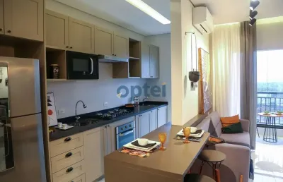 Apartamento a venda de 55 m² com 2 dorms, 01 vaga, no bairro de rudge ramos