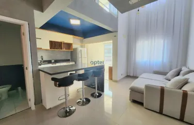 Duplex 1 dorm, 1 vaga,  para locação av kennedy marco zero mix