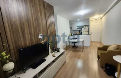 Apartamento de 2 dorms (suíte), 1 vaga com churrasqueira à carvão no condominio exuberance club