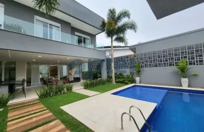 Casa reformada mobiliada e decorada com 5 suítes,  à venda, 420 m² - jardim acapulco - guarujá/sp