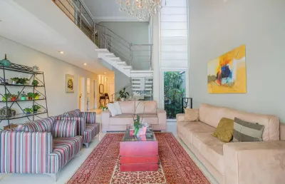 Casa alto padrão com 4 suítes , 418 m² - condomínio forest hills - jardim hollywood - são bernardo do campo/sp