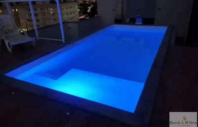 Apartamento 02 quartos sendo 01 suíte, com piscina no pereque-açu ubatuba