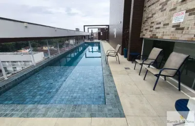 Apartamento 02 quartos 02 suíte, com piscina nas toninhas em ubatuba