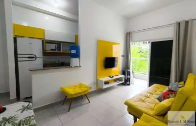 Apartamento de 02 quartos suítes com piscina na praia das toninhas - ubatuba
