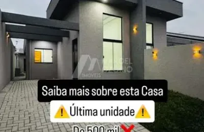 Casa 3 quartos 1 suíte com edícula em capela velha  -  araucária