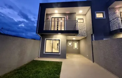 Casa com 3 quartos à venda no estação, araucária , 109 m2 por r$ 670.000